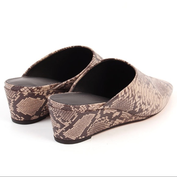 Auth New Vince Baxley Wedge Mule Size - 7.5/8 - Picture 8 of 8